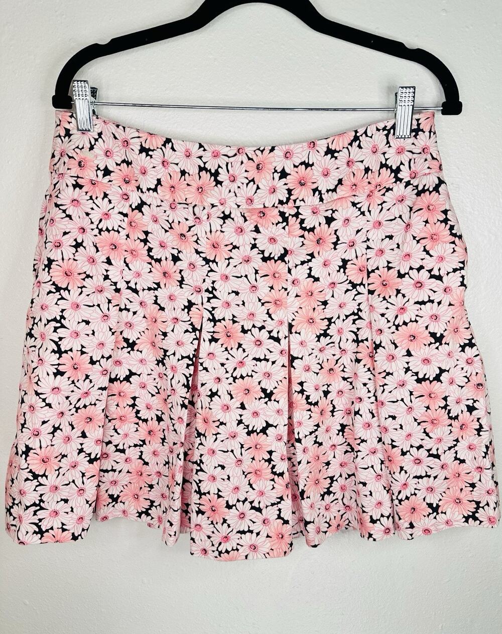 Lizgolf Pink Floral Pleated Skort Skirt Golf Size 10